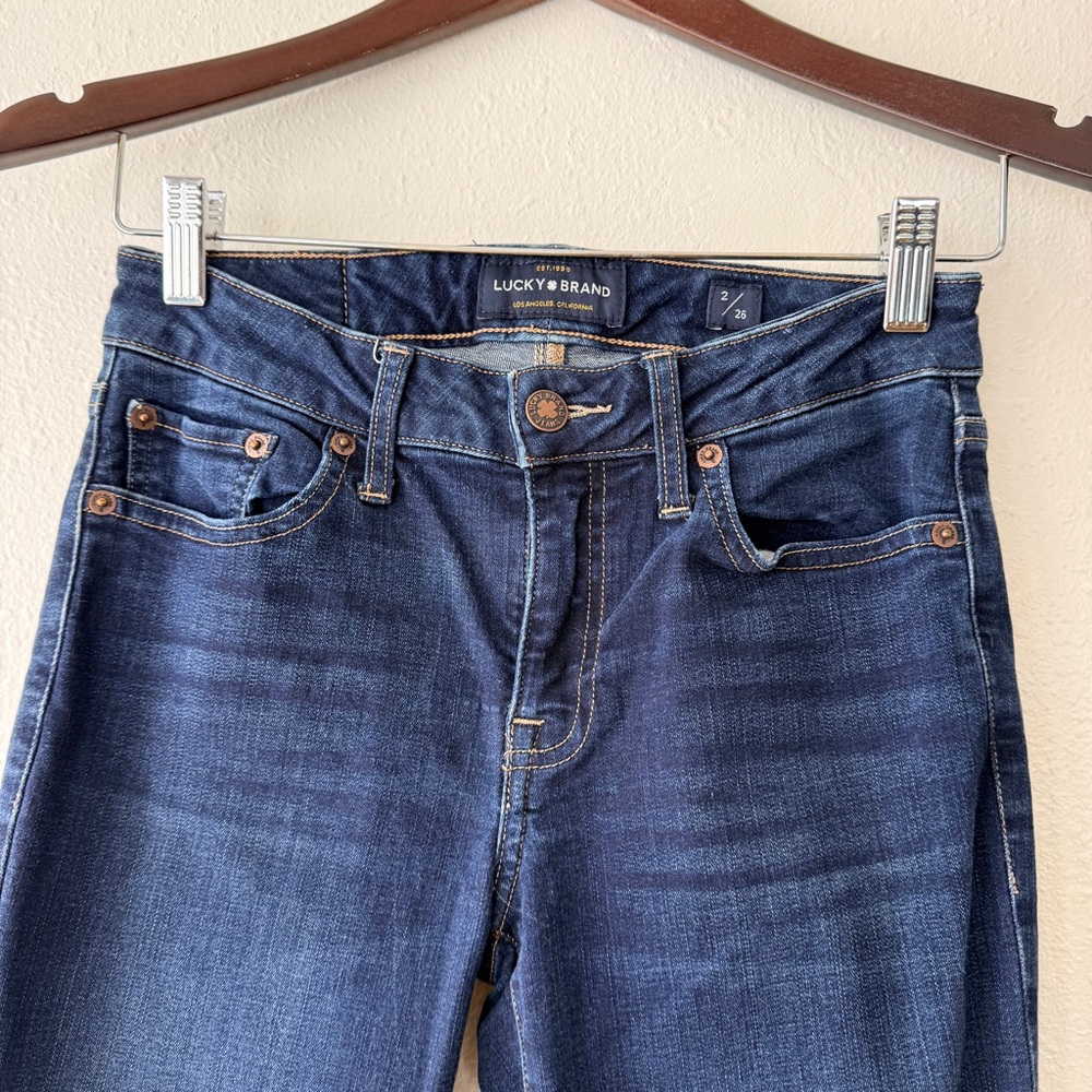 Lucky Brand Lolita Skinny Jeans Dark Wash Stretch Denim Size 2